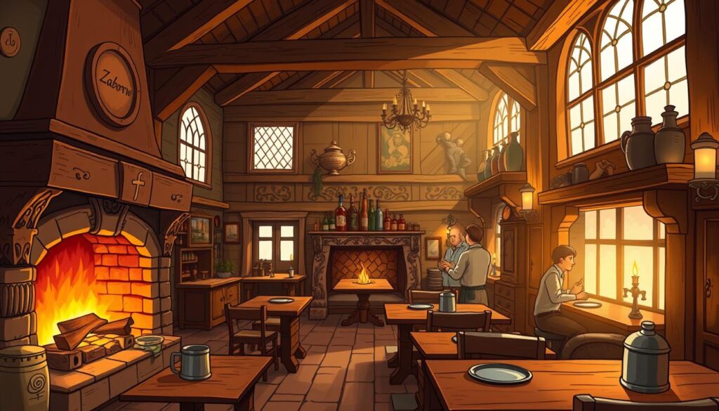 Tradycyjny wystrój Karczmy Zaborów Tradycyjny wystrój Karczmy Zaborów